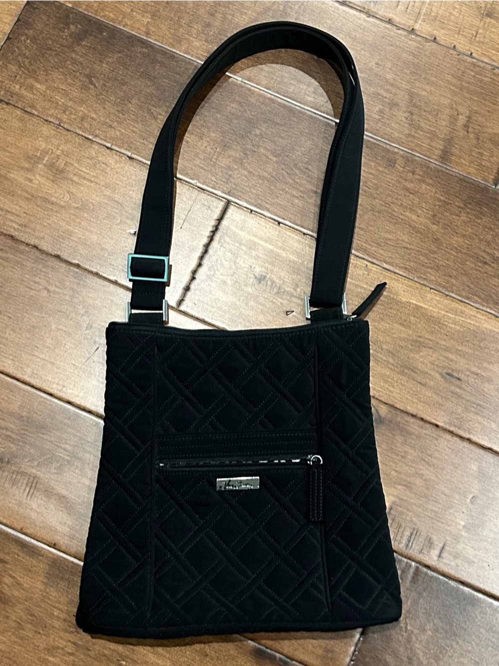Vera Bradley Black Quilted Crossbody Bag